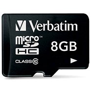  Verbatim Micro SDHC 8GB Class 10  - Memory Card