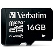  Verbatim Micro SDHC 16GB Class 10  - Memory Card