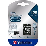 Verbatim MicroSDXC 128 GB Pro + SD adaptér - Pamäťová karta