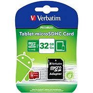 Verbatim Micro Mobile 32GB SDHC UHS-1 Class 10 + SD adapter - Memóriakártya