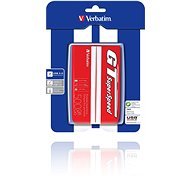 Verbatim 2.5-Zoll GT Superspeed USB HDD 500 Gigabyte Rot/weiß - Externe Festplatte