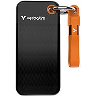 VERBATIM Pocket SSD 128GB černá/oranžová - External Hard Drive