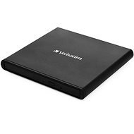 VERBATIM CD/DVD Slimline, schwarz - Externes Laufwerk