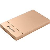 VERBATIM External Box for 2.5" HDD SATA, USB-C/USB 3.1. Gen2 Rose Gold - Hard Drive Enclosure