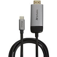 VERBATIM USB-C TO HDMI 4K ADAPTER - USB 3.1 GEN 1/ HDMI, 1,5 m - Videokábel