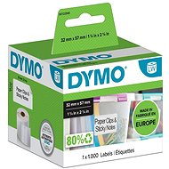 Dymo LabelWriter labels 57 × 32 mm, 1000 pcs - Paper Labels