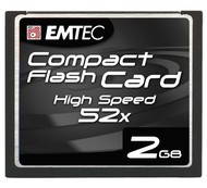 EMTEC Compact Flash 2GB High Speed 52x - Memory Card