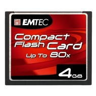 EMTEC Compact Flash 4GB 80x - Memory Card