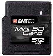 Paměťová karta Mini Secure Digital EMTEC 512MB - Memory Card