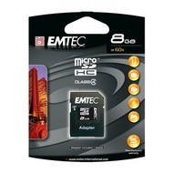 EMTEC Micro SDHC 8GB + SD adapter - Memory Card