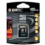 EMTEC Micro SDHC 16GB + SD adapter - Memory Card