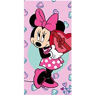 Jerry Fabrics Towel Minnie pink 70 × 140 cm - Children's Bath Towel