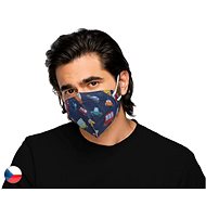 10× Český respirátor FFP2 - Modrá auta - Respirátor