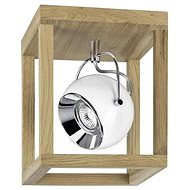 LED Ceiling Light - ROY, 1xGU10/5W/230V, Matte Oak - Spot Lighting