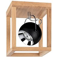 LED Ceiling Light - ROY, 1xGU10/5W/230V, Matte Oak - Spot Lighting