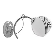 Wall Light COLBY, 1xE27/60W/230V, Chrome - Wall Lamp