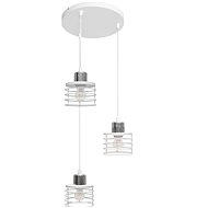 EDISON 3xE27/60W/230V Chandelier on Cable - Chandelier