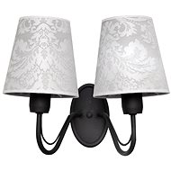 Wall Light MALBO II, 2xE27/60W/230V, Black - Wall Lamp