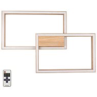 LED Dimmable Ceiling Light RAMME LED/48W/230V + DO Matt Oak - Ceiling Light