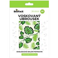 BEEPACK Waxed napkin Leaves Monster, M - Waxed Napkin