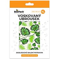 BEEPACK Waxed napkin Leaves Monster, XL - Waxed Napkin