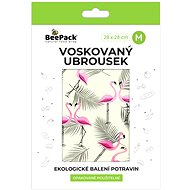 BEEPACK Waxed napkin Flamingos, L - Waxed Napkin