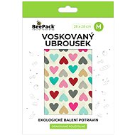 BEEPACK Waxed napkin Heart, M - Waxed Napkin