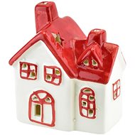 DOMMIO Christmas decoration - house with LED light, 10 cm - Christmas Decoration