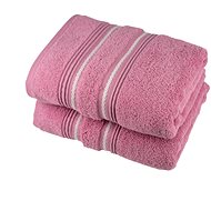 Dommio Towel Stripe pink 50×90 cm - Towel