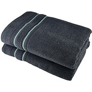 Dommio Towel Stripe grey 70×140 cm - Towel