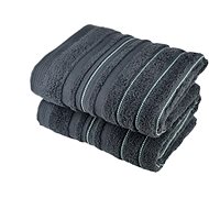 Dommio Towel Stripes grey 50×90 cm - Towel