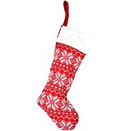 DOMMIO Christmas decoration - knitted stocking, 45 × 11 cm - Christmas Decoration