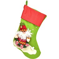 DOMMIO Christmas decoration - stocking with Santa, 50 cm - Christmas Decoration