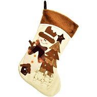 DOMMIO Christmas decoration - stocking with snowman, 45 cm - Christmas Decoration