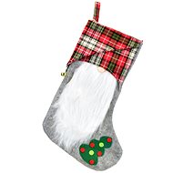 DOMMIO Christmas decoration - stocking with Santa, 43 cm - Christmas Decoration