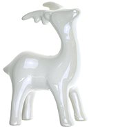 DOMMIO Christmas decoration - deer white pearl - Christmas Decoration
