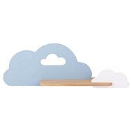 LED Children's wall lamp with shelf CLOUD LED/5W/230V blue/white - Wall Lamp