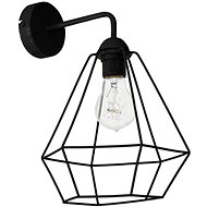 Wall lamp ALMA 1xE27/60W/230V black - Wall Lamp