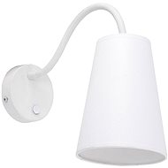 Wall lamp WIRE WHITE 1xE27/60W/230V - Wall Lamp