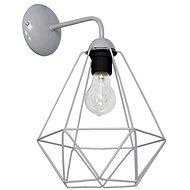 Wall lamp BASKET 1xE27/60W/230V grey - Wall Lamp