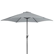 DERBY TS Basic Lift Neo 3 m aluminium parasol with handle grey - Sun Umbrella