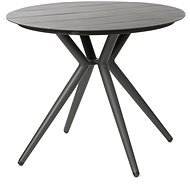 DOPPLER Stůl zahradní, kulatý SIT GREY, 90cm - Kerti asztal