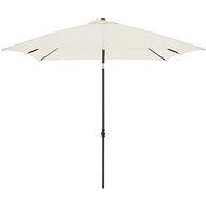 DERBY Garden parasol BASIC PUSH UP, 210 x 210cm, natural - Sun Umbrella