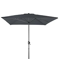 DERBY Garden parasol BASIC LIFT, 200 x 300cm, anthracite - Sun Umbrella