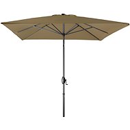 DERBY Garden parasol BASIC LIFT, 200 x 300cm, greige - Sun Umbrella