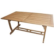 DOPPLER Garden table, folding TECTONA 180/240 × 100 cm - Garden Table