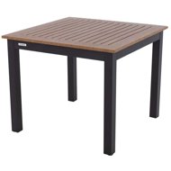 DOPPLER Garden table, aluminium EXPERT WOOD Plus 90 cm - Garden Table