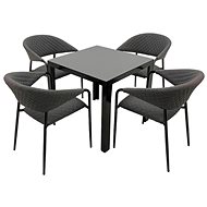 DOPPLER Garden furniture set LUNA MELIA LIKATEX 4+1 - Garden Furniture