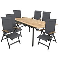 DOPPLER Garden furniture set CONCEPT YELMO 6+1 aluminium/teak - Garden Furniture