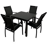 DOPPLER Garden furniture set EXPERT 4+1 anthracite - Garden Furniture